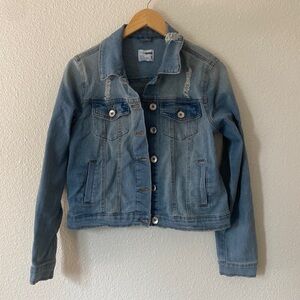 Womens denim jacket cisono denim collection size small